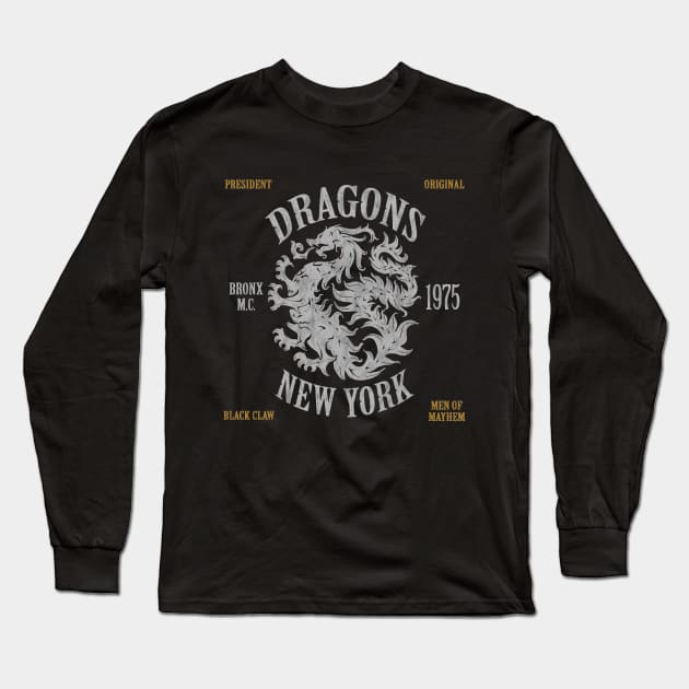 black dragon Long Sleeve T-Shirt by hayr pictures